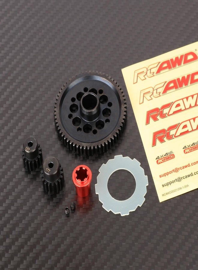 RCAWD ترس فولاذي من RCAWD ذو 61 سنًا مع ترس صغير ذو 15 سنًا و17 سنًا لسيارات ARRMA 1/10 Gorgon 4X2 Series المُحسّنة - Image 5